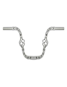 Cage Twisted Handlebar 9 25.4mm Chrome.